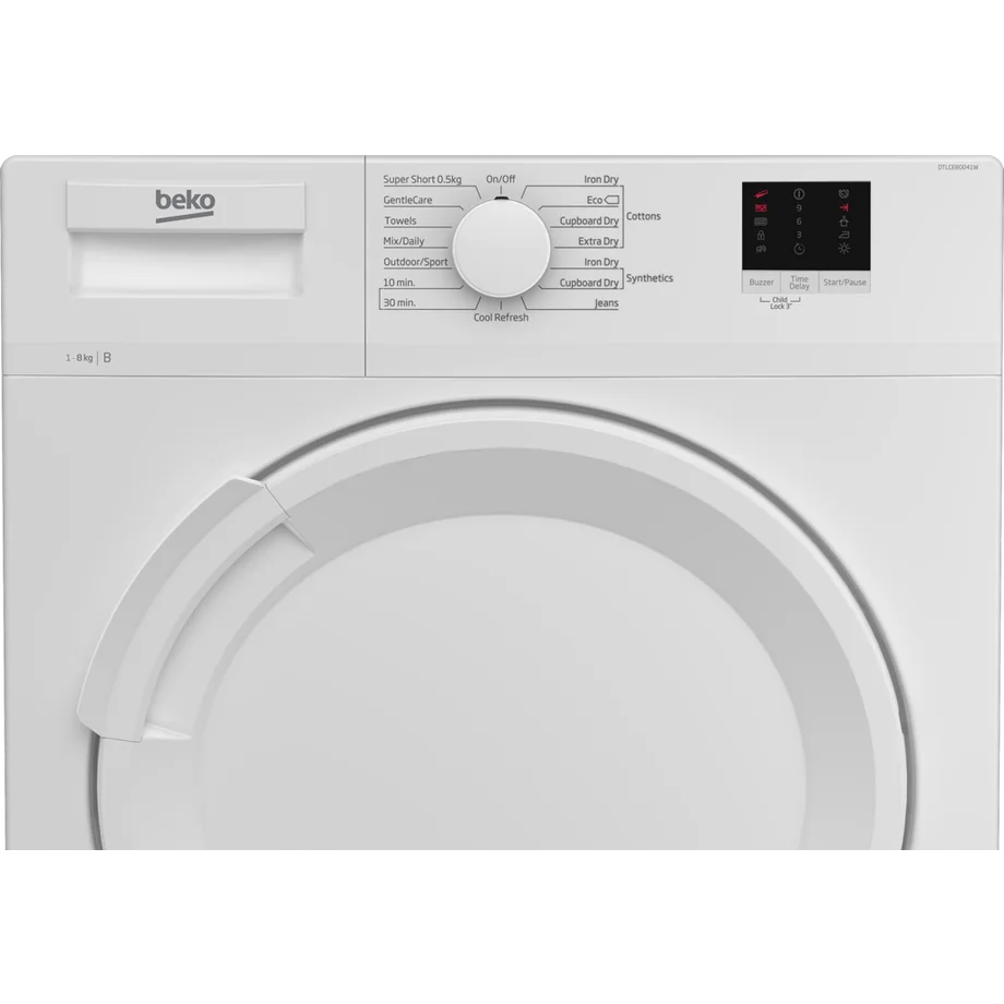 BEKO DTLCE80041W 8KG Condenser tumble dryer - Image 3