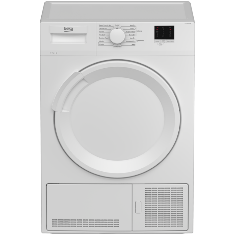 BEKO DTLCE80041W 8KG Condenser tumble dryer