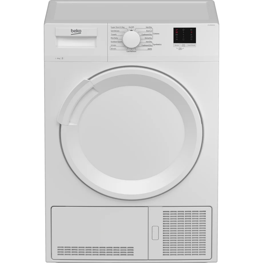 BEKO DTLCE80041W 8KG Condenser tumble dryer