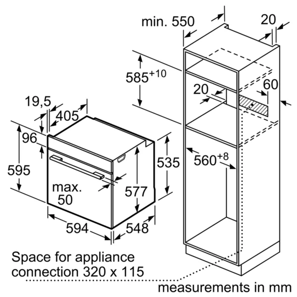 NEFF B3ACE4HG0B Built-in "Slide and Hide" single oven - Image 7