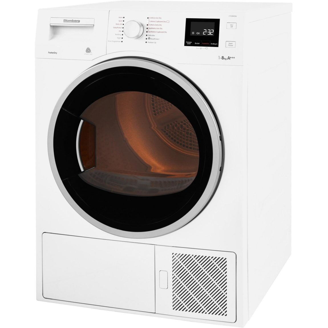 BLOMBERG LTH3842W 8KG Heatpump condenser dryer Toplex Home