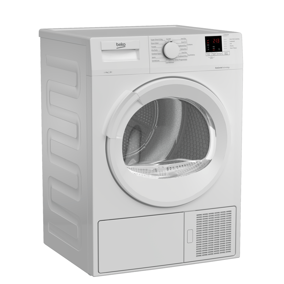 BEKO DTLP81141W 8KG Heat-pump Condenser tumble dryer | Toplex Home ...