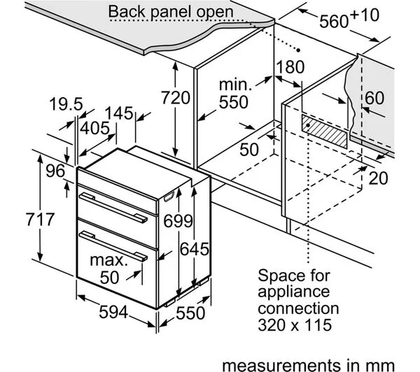 NEFF J1ACE2HN0B Built-under double oven - Image 6