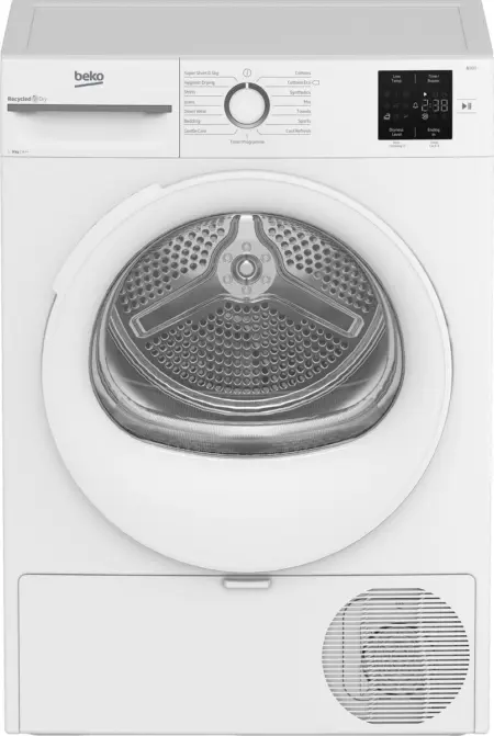 BEKO BMN3T3823W 8KG Heat-pump condenser tumble dryer