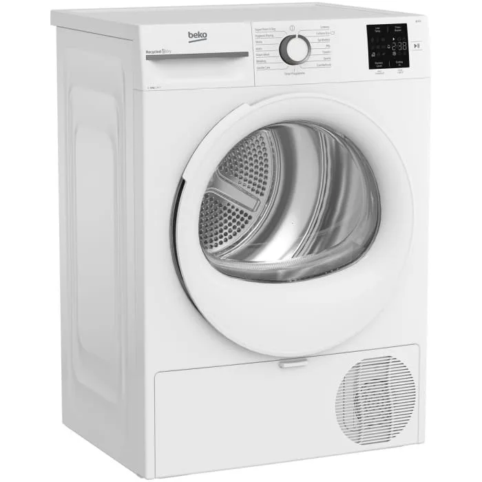 BEKO BMN3T3823W 8KG Heat-pump condenser tumble dryer - Image 2