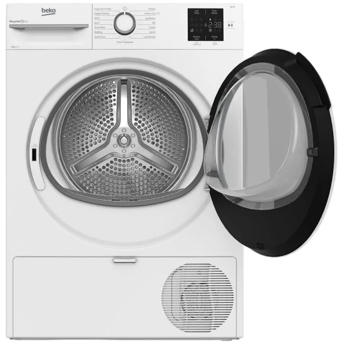 BEKO BMN3T3823W 8KG Heat-pump condenser tumble dryer - Image 3