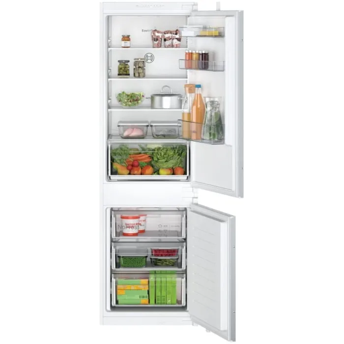 BOSCH KIN86NSE0G Built-in 60:40 frost-free fridge freezer