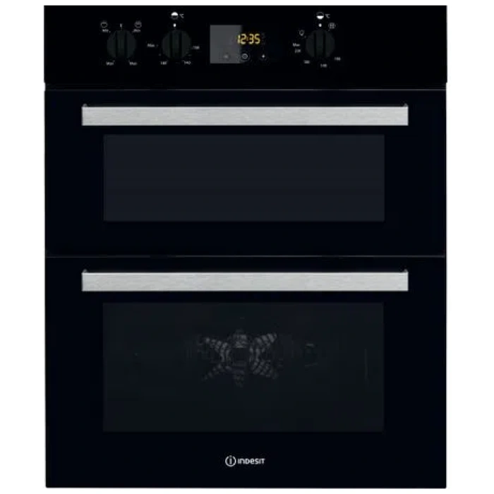 INDESIT IDU6340BL Built-under double oven