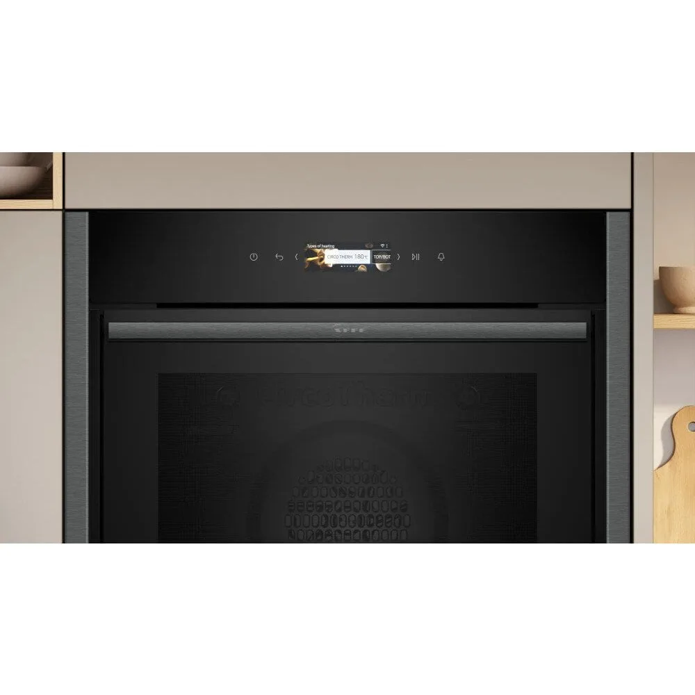 NEFF B54CR71G0B Built-in "Slide and Hide" pyrolytic single oven - Image 2