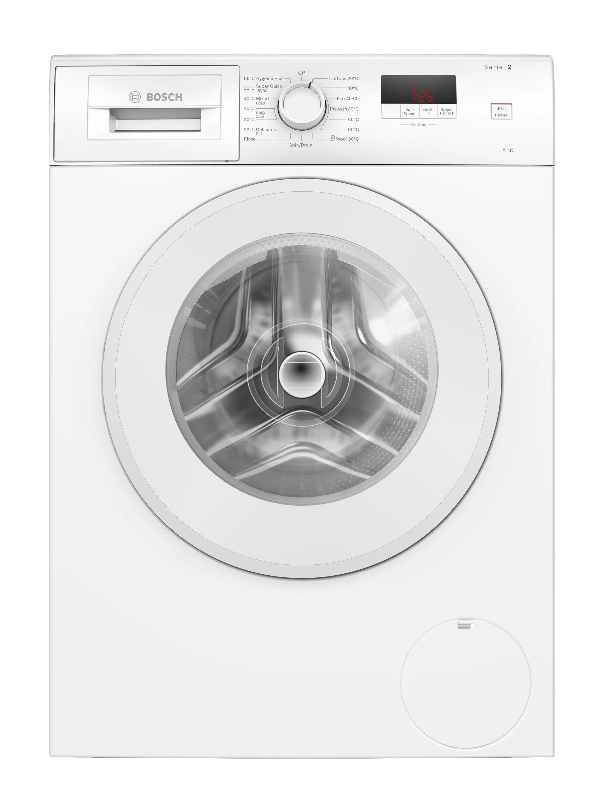 BOSCH WGE03408GB 8KG 1400 Spin washing machine