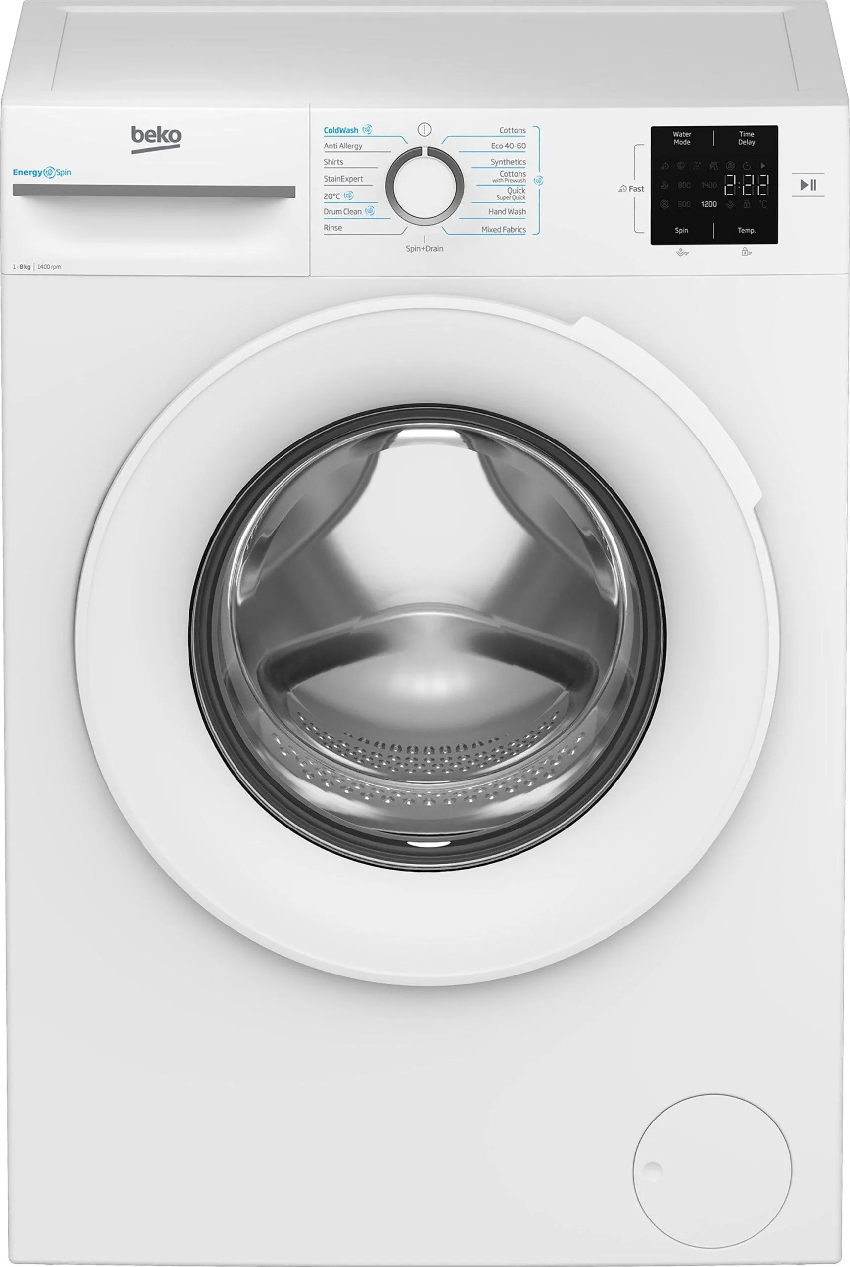 BEKO BMN3WT3841W 8KG 1400 Spin washing machine