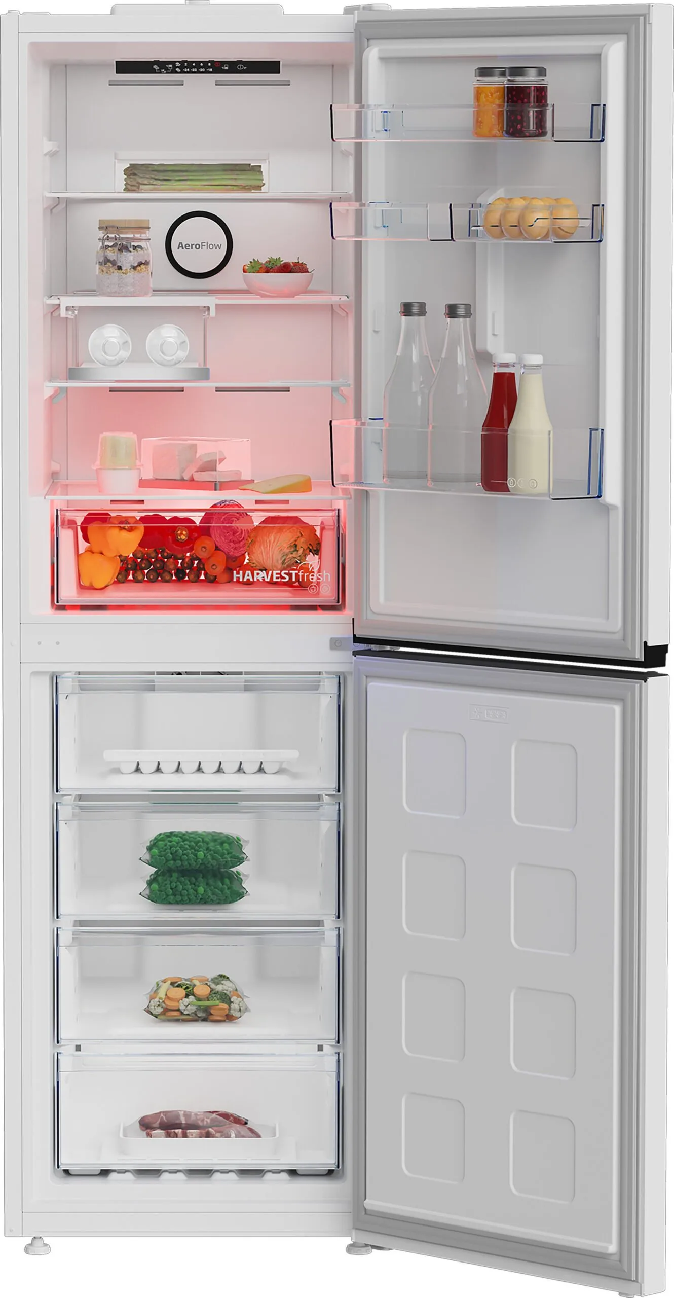 BEKO CNG4692VW Frost-free fridge freezer - Image 3