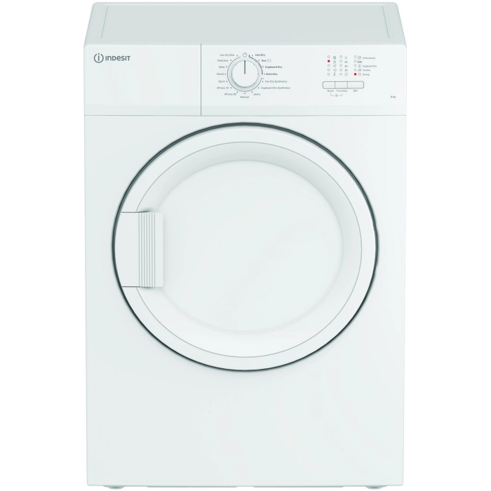 INDESIT CYDA81WWGLUK 8KG Vented tumble dryer