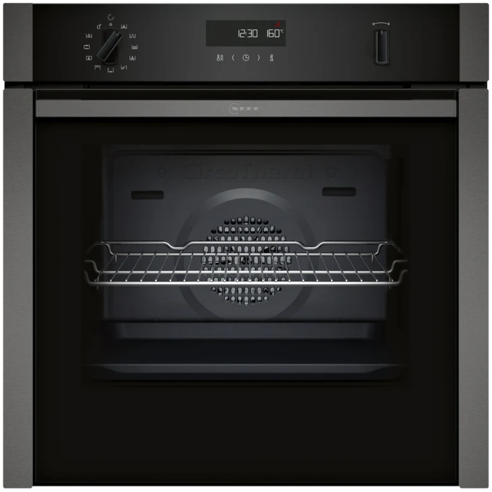 NEFF B6ACH7AG7B Built-in "Slide and Hide" pyrolytic single oven