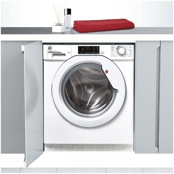 HOOVER HBWS49D1W4 Built-in 9KG 1400 Spin washing machine - Image 3