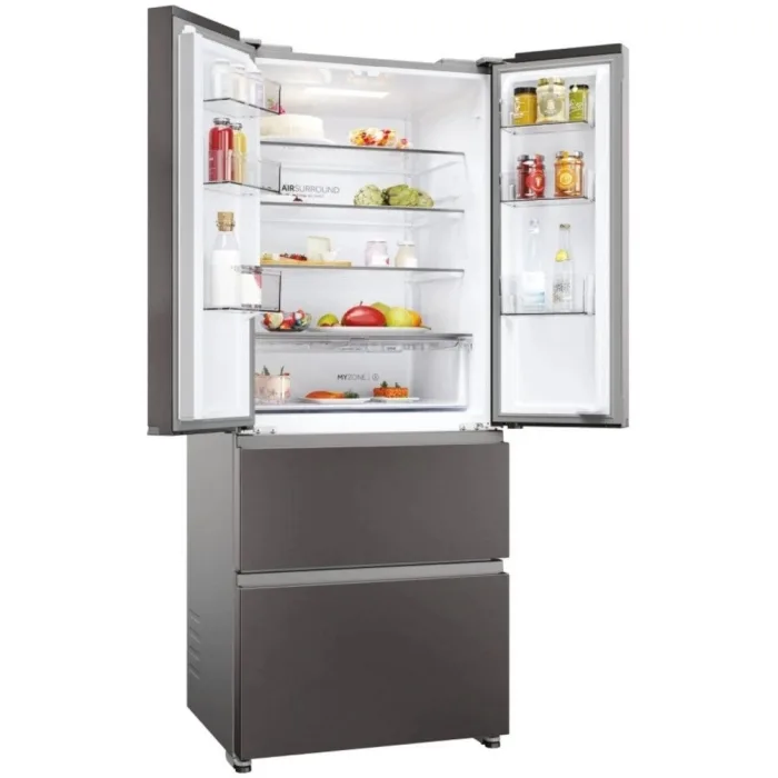 HAIER HFR3718ENMD American-style fridge freezer - Image 4