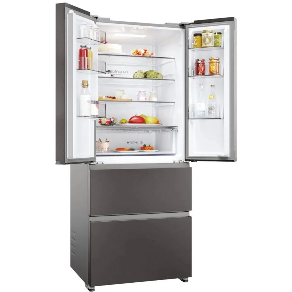 HAIER HFR3718ENMD American-style fridge freezer