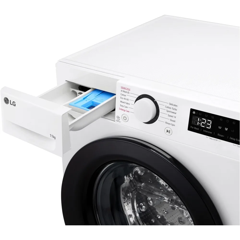 LG F4Y511WBLN1 11KG 1400 Spin washing machine - Image 4