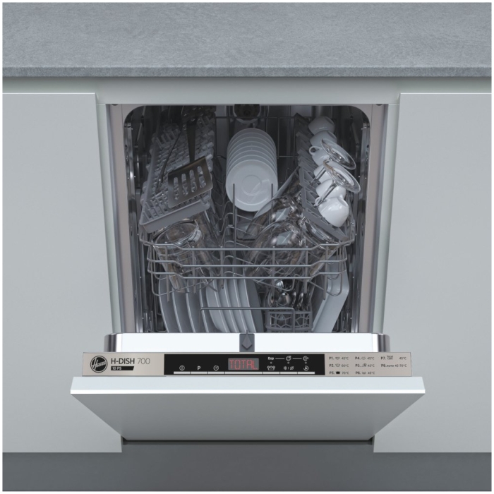 HOOVER HDIH2T1047 Built-in Slimline 10-place dishwasher - Image 2