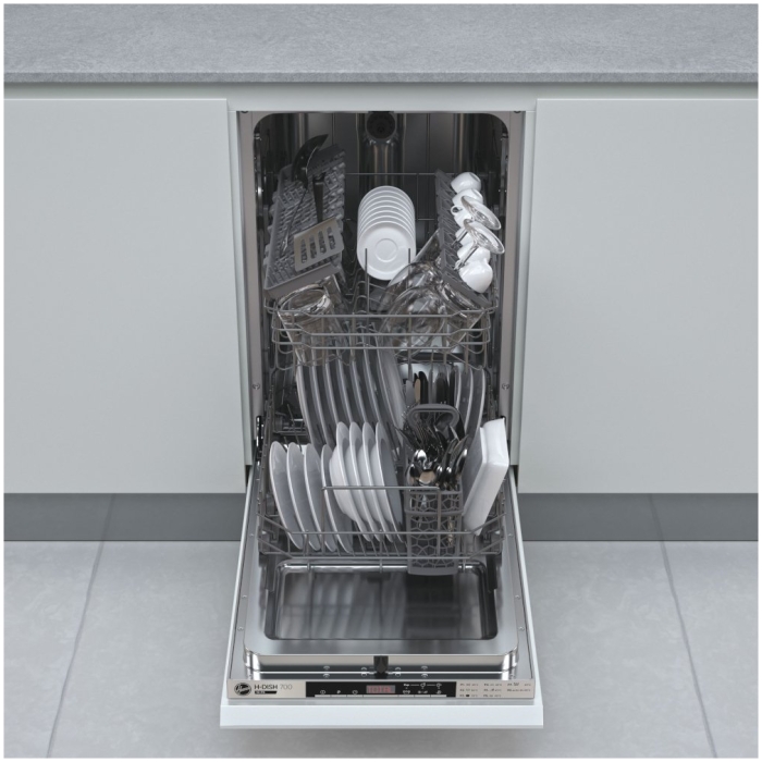 HOOVER HDIH2T1047 Built-in Slimline 10-place dishwasher - Image 3