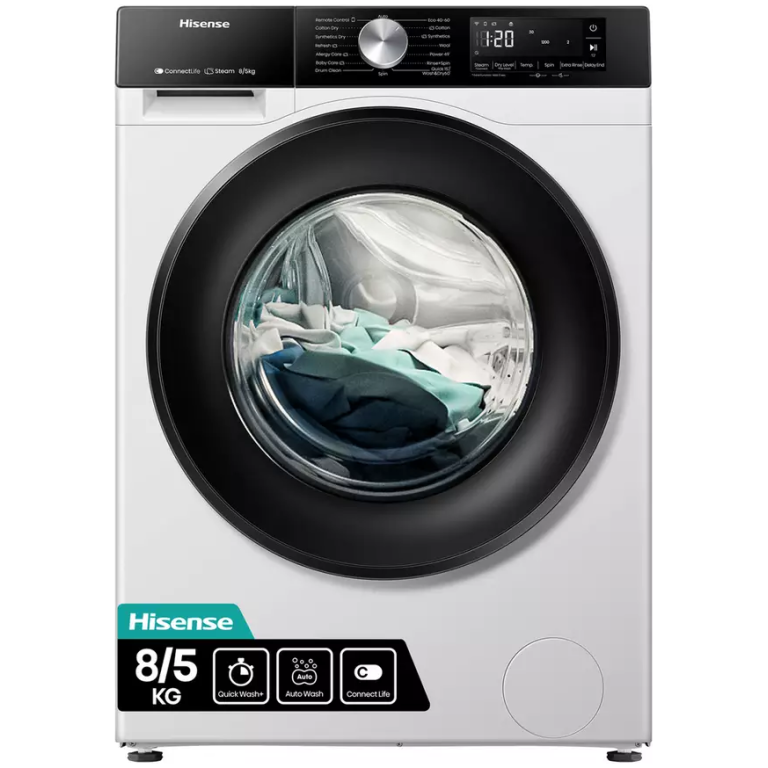 HISENSE WD3S8043BW3 8/5 KG 1400 Spin washer-dryer