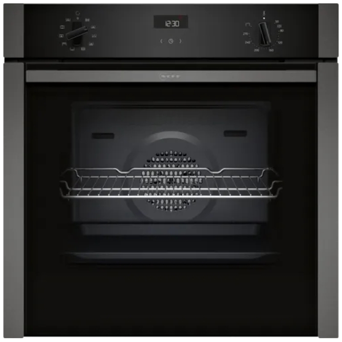 NEFF B3ACE4AG3B Built-in "Slide and Hide" single oven