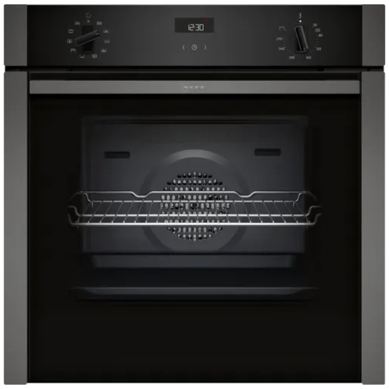 NEFF B3ACE4AG3B Built-in “Slide and Hide” single oven