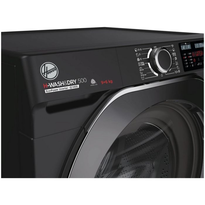 HOOVER HD496AMBCB 9/6KG 1400 Spin washer dryer - Image 4
