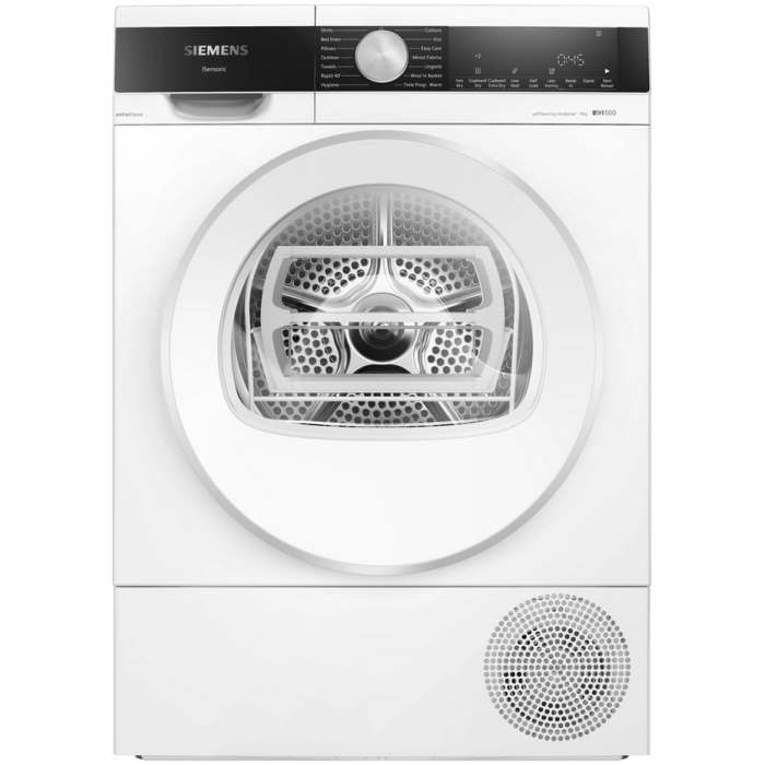SIEMENS WQ45G202GB 9KG Heat-pump condenser tumble dryer