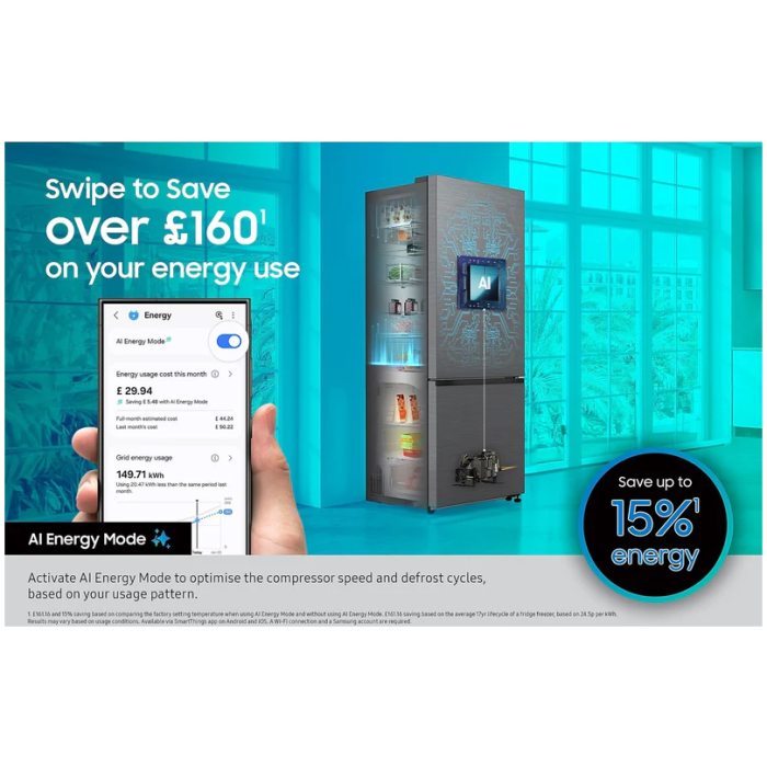 SAMSUNG RS57DG400EM9EU American-style fridge freezer - Image 6