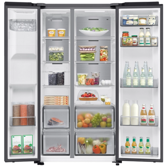 SAMSUNG RS70F64KEFEU American-style fridge freezer - Image 4