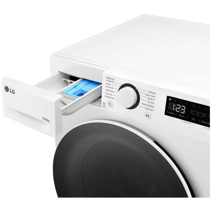 LG FWY606WWLN1 10/6KG 1400 Spin washer-dryer - Image 5