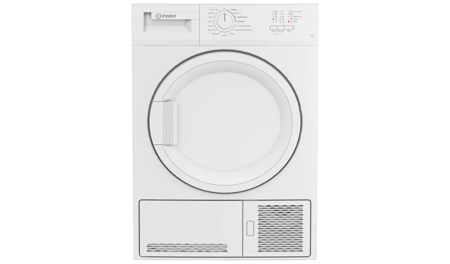 INDESIT CYDC72WWGLUK 7KG Condenser tumble dryer