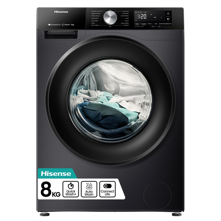 HISENSE WF3S8043BB3 8KG 1400 Spin washing machine