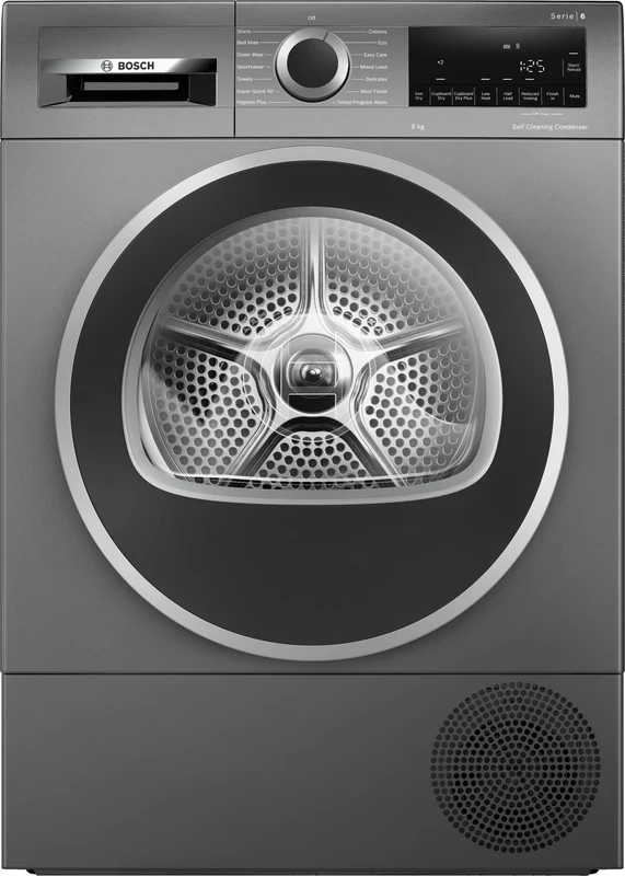 BOSCH WQG245R2GB 9KG Heat-pump condenser tumble dryer