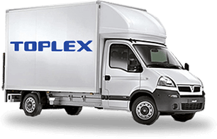 Toplex delivery van
