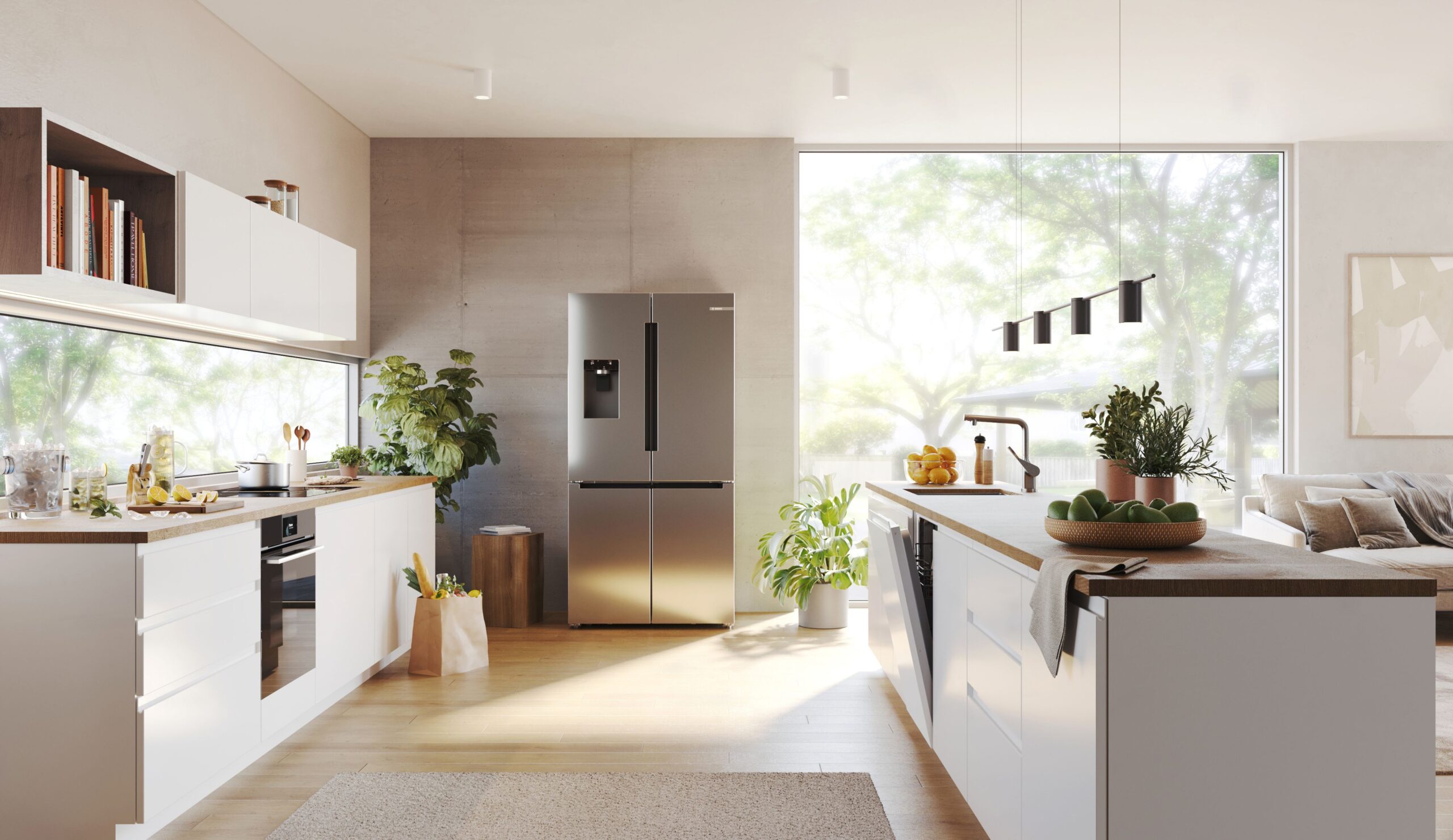 Modern kitchen with appliances