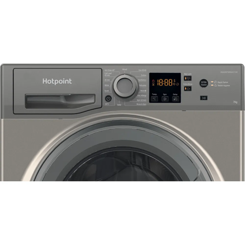HOTPOINT NSWF7469GGUK 7KG 1400 Spin washing machine - Image 2