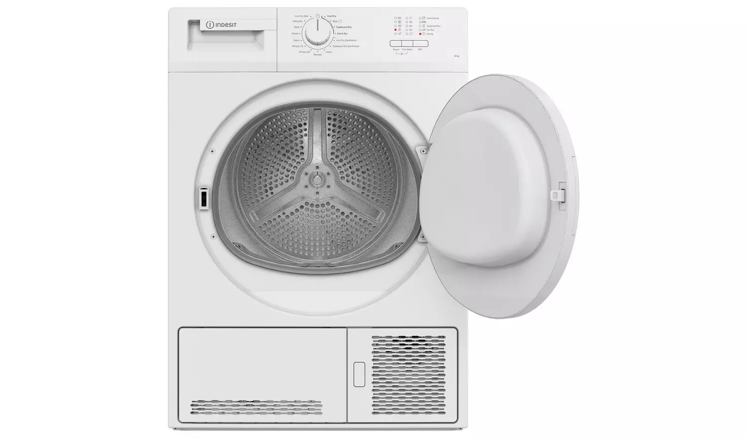 INDESIT CYDC72WWGLUK 7KG Condenser tumble dryer - Image 2