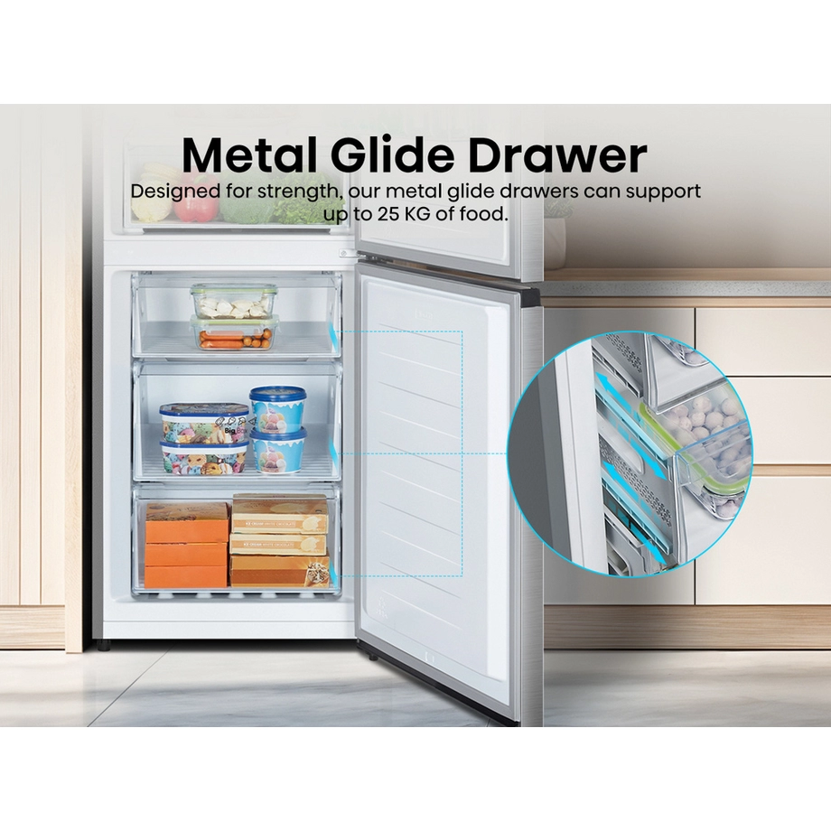 HISENSE RB395N4BCE Frost-free fridge freezer - Image 9