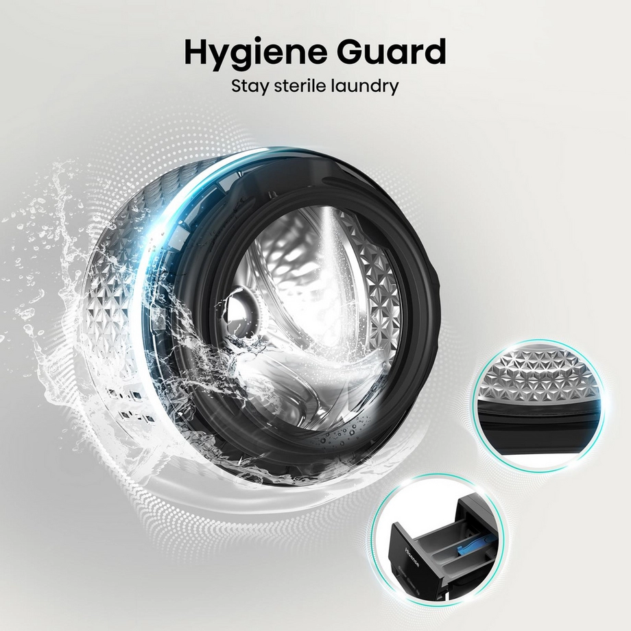 HISENSE WF3S8043BB3 8KG 1400 Spin washing machine - Image 5