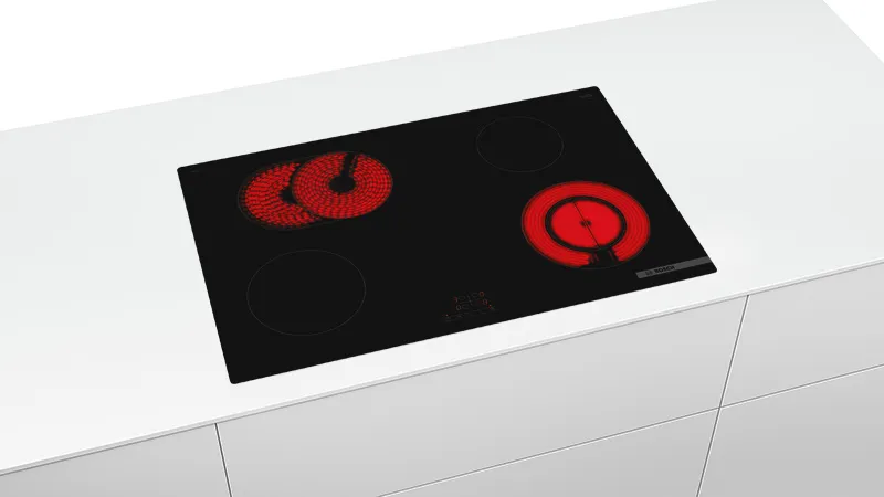Bosch ceramic hob in situ