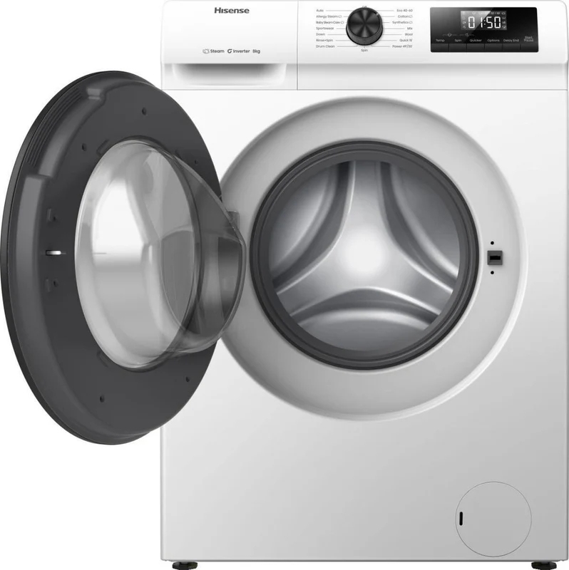 HISENSE WF1Q8041BW 8KG 1400 Spin washing machine - Image 2