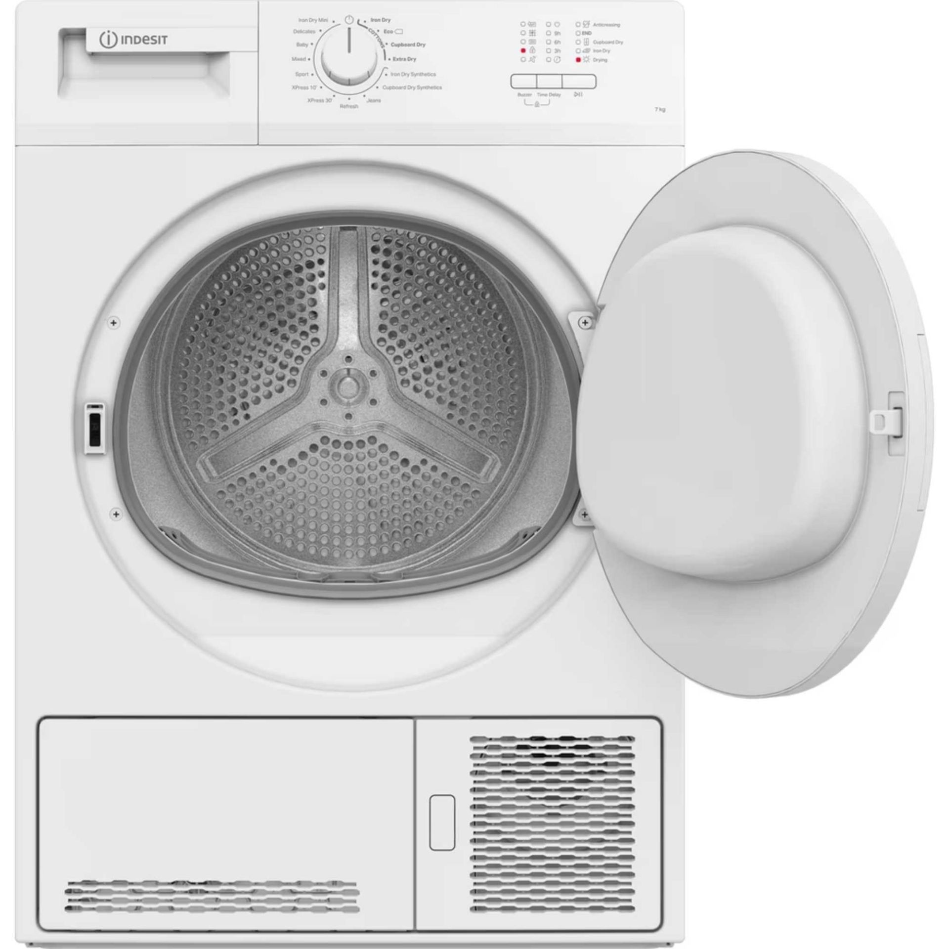 INDESIT CYDC82WWGLUK 8KG Condenser tumble dryer - Image 3