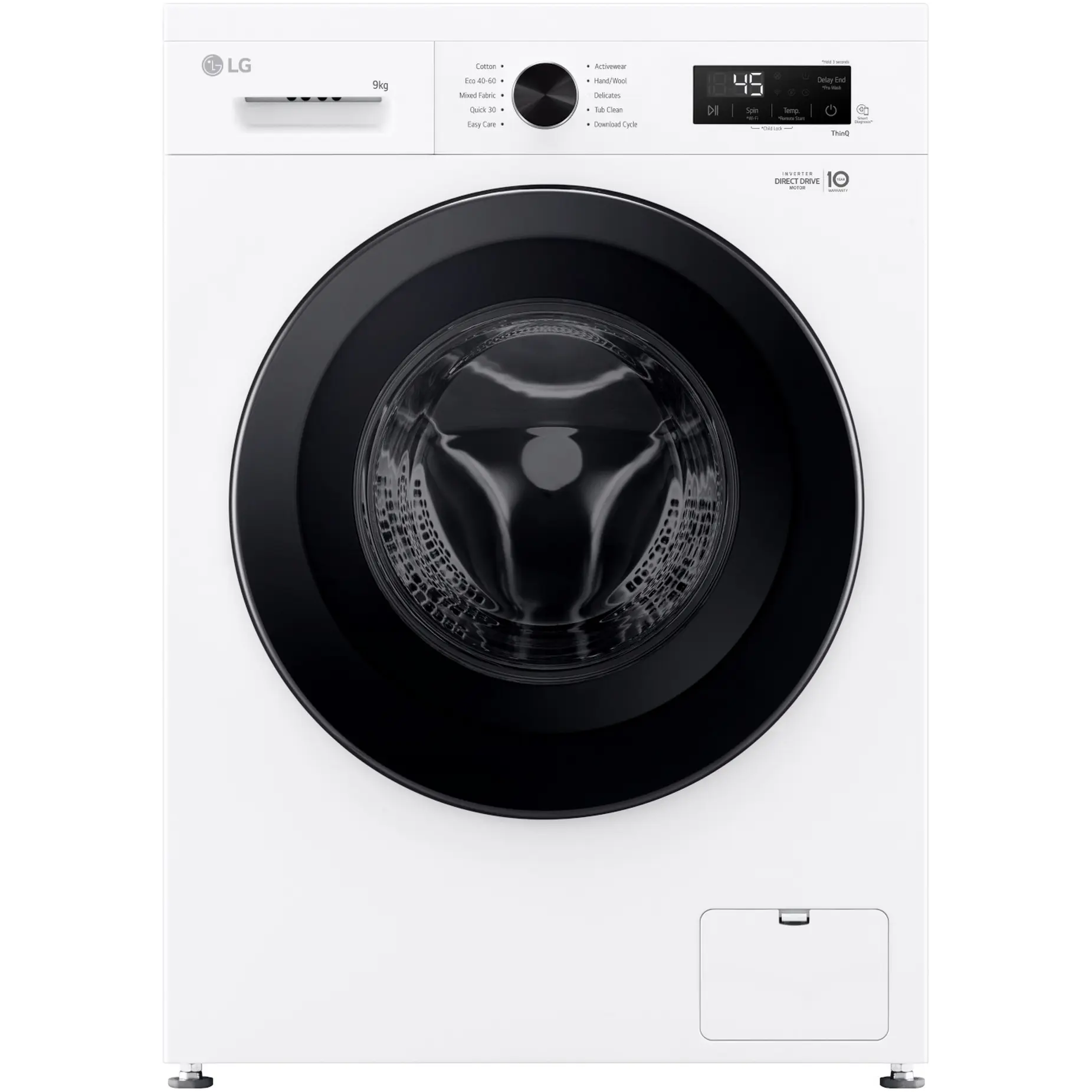 LG F4X1009NWK 9KG 1400 Spin washing machine